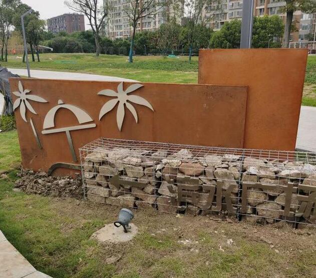 荔波锈钢板挡土墙